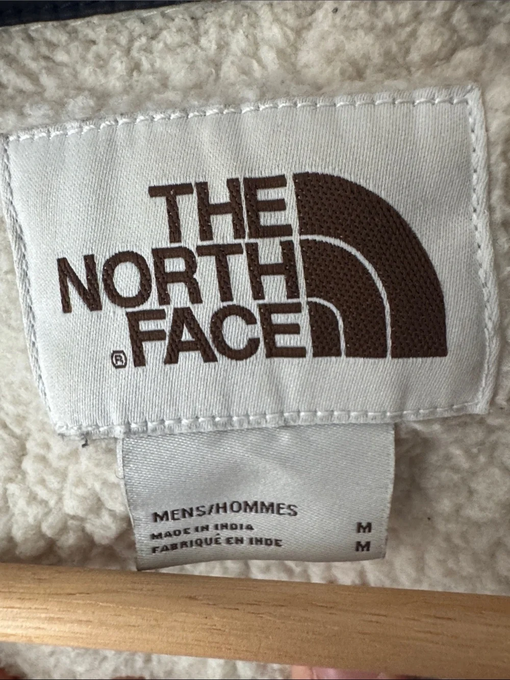 The North Face sherpa lining